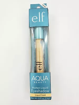 ELF Aqua Beauty Molten Liquid Eyeshadow #57032 Liquid Gold New E.L.F. • $7.99