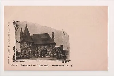 L-279 Millbrook New York Entrance To Dalheim John Allen Postcard No 4 • $19.99