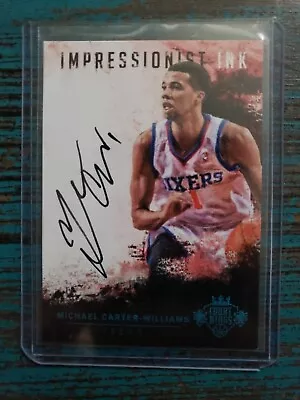 Michael Carter-Williams 2014-15 Court Kings Impressionist Ink /25 76ers • $25