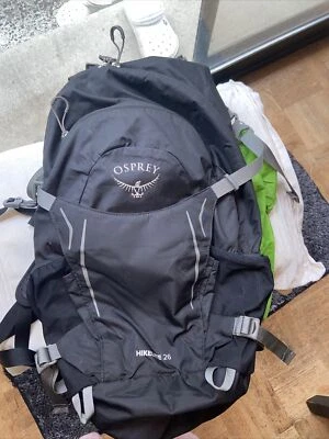 $79 • Buy Osprey Hikelite 26 Backpack With Raincover EUC