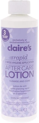 £17.96 • Buy Claire's Ear Piercing Rapid 3 Week After Care Lotion Cleanser For New Piercings,