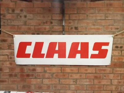 CLAAS COMBINE HARVE TRACTORS PVC Heavy Duty WORK SHOP BANNER Garage Classic SHOW • £15