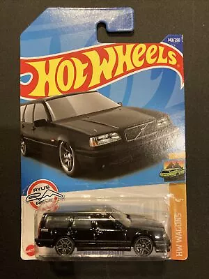 2022 Hot Wheels Black Volvo 850 Estate Wagon HW Wagons 2/5 Ryu’s Rides BOX SHIP • $10.99