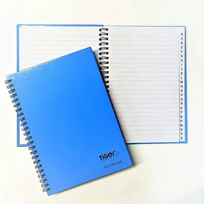 Tiger Index A-Z Twinwire A5 Notebook • £6.48