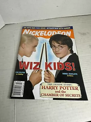 Nickelodeon Magazine November 2002 Issue Nick Vintage Harry Potter Malfoy Book • $19.99