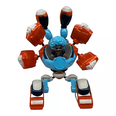 Ready 2 Robot Orange Blue White Mechanized Robot With Figure Gently Used • $4.99