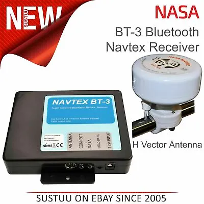 £163.86 • Buy NASA Marine BT3 Bluetooth Navtex Recceiver With H Vector Antenna & 7m Cable|12v