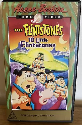 The Flintstones VHS 10 Little Flintstones Hanna Barbera Video 1991 Bonus Music • $29.50