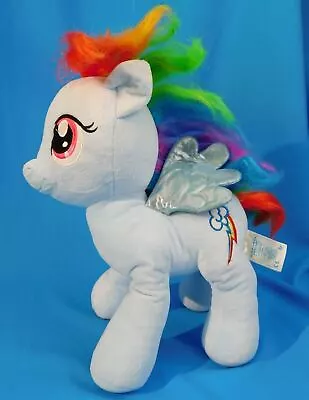 My Little Pony RAINBOW DASH Build Bear Plush Stuffed Animal 16  Pegasus Wings • $7.99