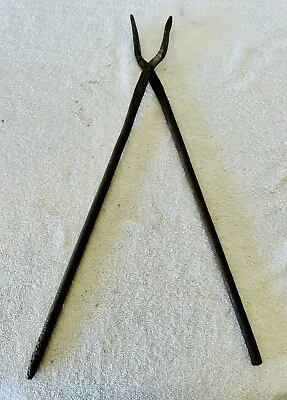 20” Vintage Blacksmith Foundry Metal Working Flat Jaw Grab Tones Needle Nose • $19.95