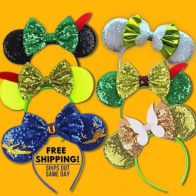 Tinkerbell Minnie Mickey Mouse Ears Peter Pan Costume Birthday Party Fairy • $11.99