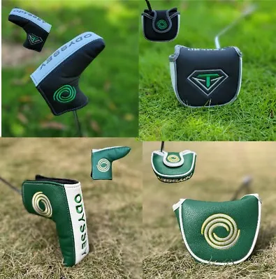 Fashion New Styles Odyssey Golf Club Golf  Swirl Mallet Blade Putter Headcovers • $25.99