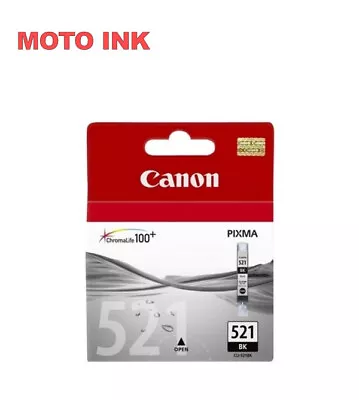 Canon CLI-521 Printer Ink Cartridge Black • £14.95