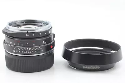 [ MINT W/Hood ] Voigtlander NOKTON Classic 35mm F1.4 II VM Lens From JAPAN • $499.99