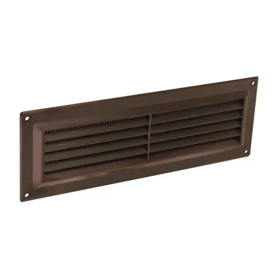 BROWN LOUVRE AIR VENT For 229MM X 76MM (9” X 3”) NEW • £4.29