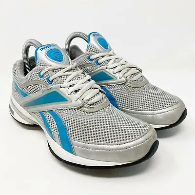 $39.99 • Buy Reebok Easytone Smoothfit Toning Shoes Gray Blue 11-V49459 Womens Size 6.5