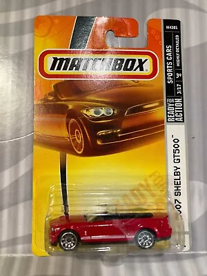 2007 Matchbox #11 = 2007 Shelby Gt500 Mustang = Red • $1.99