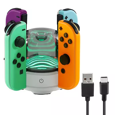 4-in-1 For Nintendo Switch Joy-Controller Charging Charger Dock Station Stand • $16.99