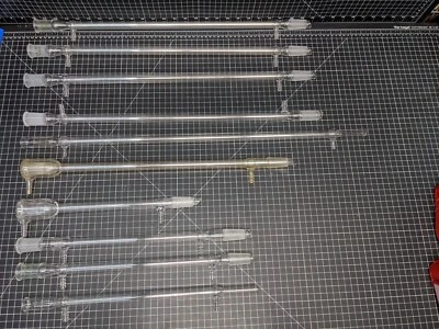 $175 • Buy LOT LONG Pyrex Liebig Condensers 24/40 Lab Glass Kontes Vacuum Distillation Ace