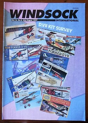 Windsock V.13 #4. July/Aug 1997 WW1 Aviation Modeling WW1 Airplanes • $7.99