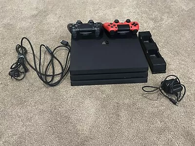 $550 • Buy Sony PS4 Pro Console 1TB Black Bundle Package 