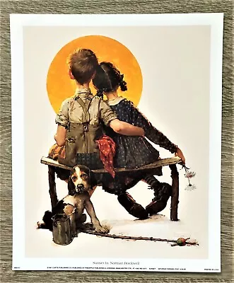 Norman Rockwell 1997    SUNSET NR0101   9 X 11  • $8.75