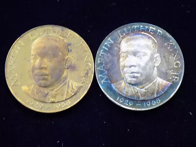 Dr. Martin Luther King Jr. Silver & Bronze Memorial Medallion Set 434/500 • $75