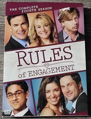 Rules Of Engagement: The Complete Fourth Season 4 Four DVD 2011 2-Disc Set • $12.95