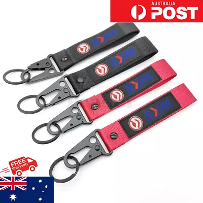 2 Colors SYM Motors MotoGP Keyring Motorcycle Bike Keychain Wrist Strap Car Gift • $11.68