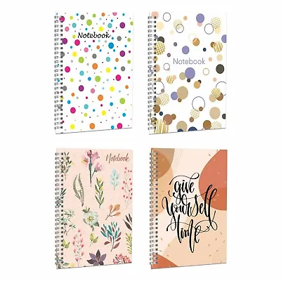 £3.99 • Buy A5/A4 New Hardback Lined Notepad Wiro Notebook Notes Journal Diary School Home