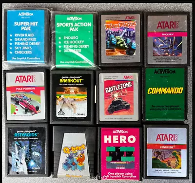 Vintage Atari 2600 Video Game Cartridges • $25