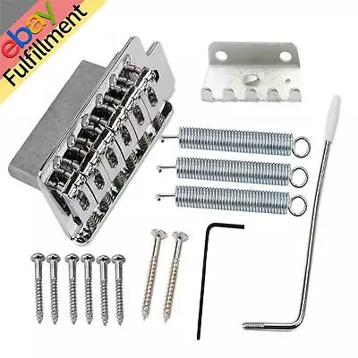 Chrome Tremolo Bridge System For Fender Stratocaster Strat Electric Guitar Parts • $26.75