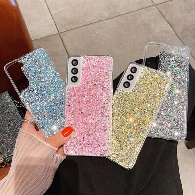 Gitter Bling Shockproof Case Cover For Samsung S22 S21 S20 A12 A13 A21S A22 A52 • $7.99