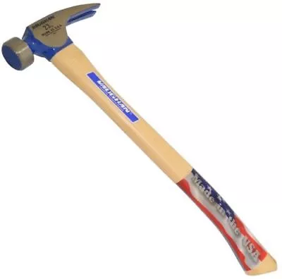 VAUGHAN CF1HC 23 Oz 17  Milled Face Calif Framer Hammer Curved Wood Handle • $52.99