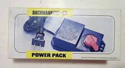 Nib - Bachmann Ho Scale N Scale Hobby Transformer No 44207 Power Pack New!! • $25