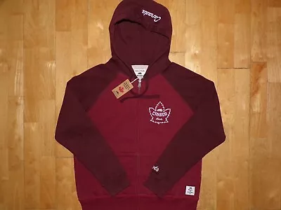 NEW W TAGS CANADA NATIONAL OLYMPIC Team Long Sleeve Large L Zipper Hoodie Jacket • $39.99