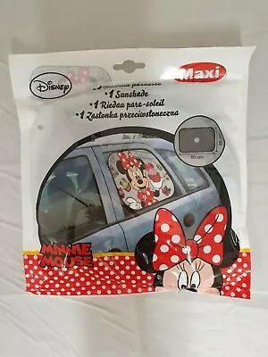 2 X Car Sun Shades Window Blinds Summer Minnie Mouse Disney Kids Children Girls • £8.99