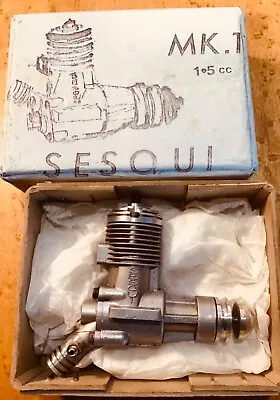 Vintage Sesqui 1.5cc Diesel Model Airplane Aeroplane Engine. NNIB • $152.50