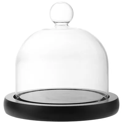 £13.64 • Buy Dome Display Case Cheese Glass Cloche Glass Cloche Bell Jar