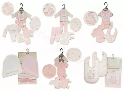 Premature Tiny Baby Girls 2/3/4 Piece Clothes Gift Sets Sweet Hugs 3-5 5-8lbs  • £4.75