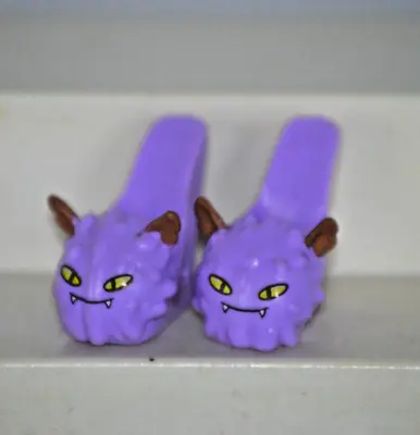 Monster High Doll Shoes Dead Tired Room To Howl Clawdeen Wolf Purple Slippers • $12.99