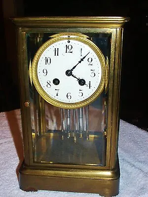 Spaulding And Company Marti Crystal Regulator Chicago And Paris Clock • $799