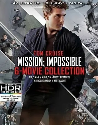 Mission: Impossible: 6-Movie Collection [New 4K UHD Blu-ray] With Bonus Disc • $60.35