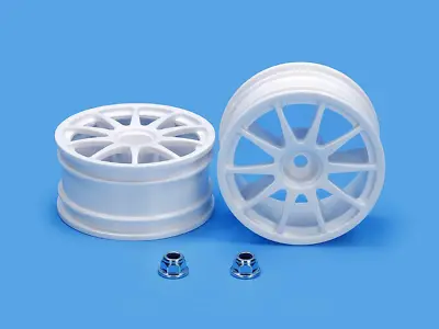 Tamiya 50732 10-Spoke One-Piece Wheels (1 Pair) (TT01/TT02/TL01/TA01/TA02/TA03) • £11.27