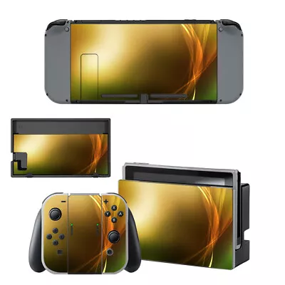 Nintendo Switch Console Skin Decal Sticker Gold New • $9.95