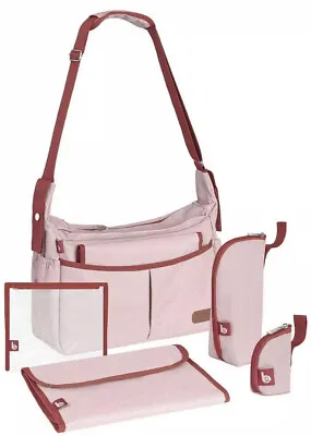 Babymoov USA Urban Diaper Changing Change Bag Melange Pink  • £18