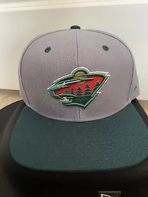 Minnesota Wild Zephyr Z11 Snapback Adjustable Hat - Red/Green • $14