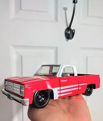 Jada Toy Just Trucks 1:24 Scale 1985 Chevy C10 Model Red Diecast Loose • $35