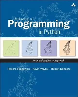 NEW Introduction To Programming In Python By Robert Sedgewick Hardcover • $82.95