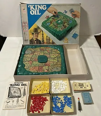 King Oil Board Game Milton Bradley Vintage MB 4410 Complete With Instructions • £72.27